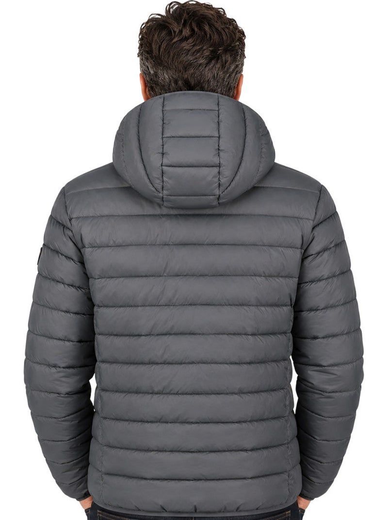 Doudoune à capuche aipteroral hood – kaporal Gris foncé - Kiabi