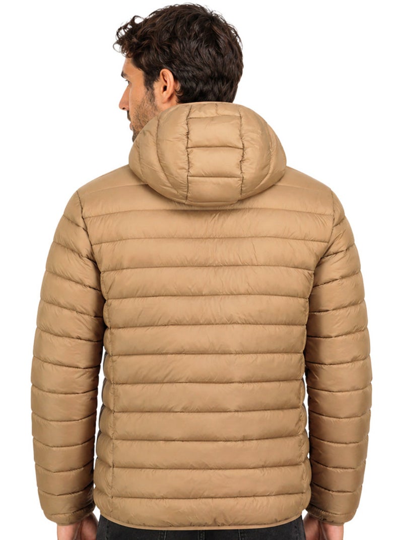 Doudoune à capuche aipteroral hood – kaporal Taupe - Kiabi