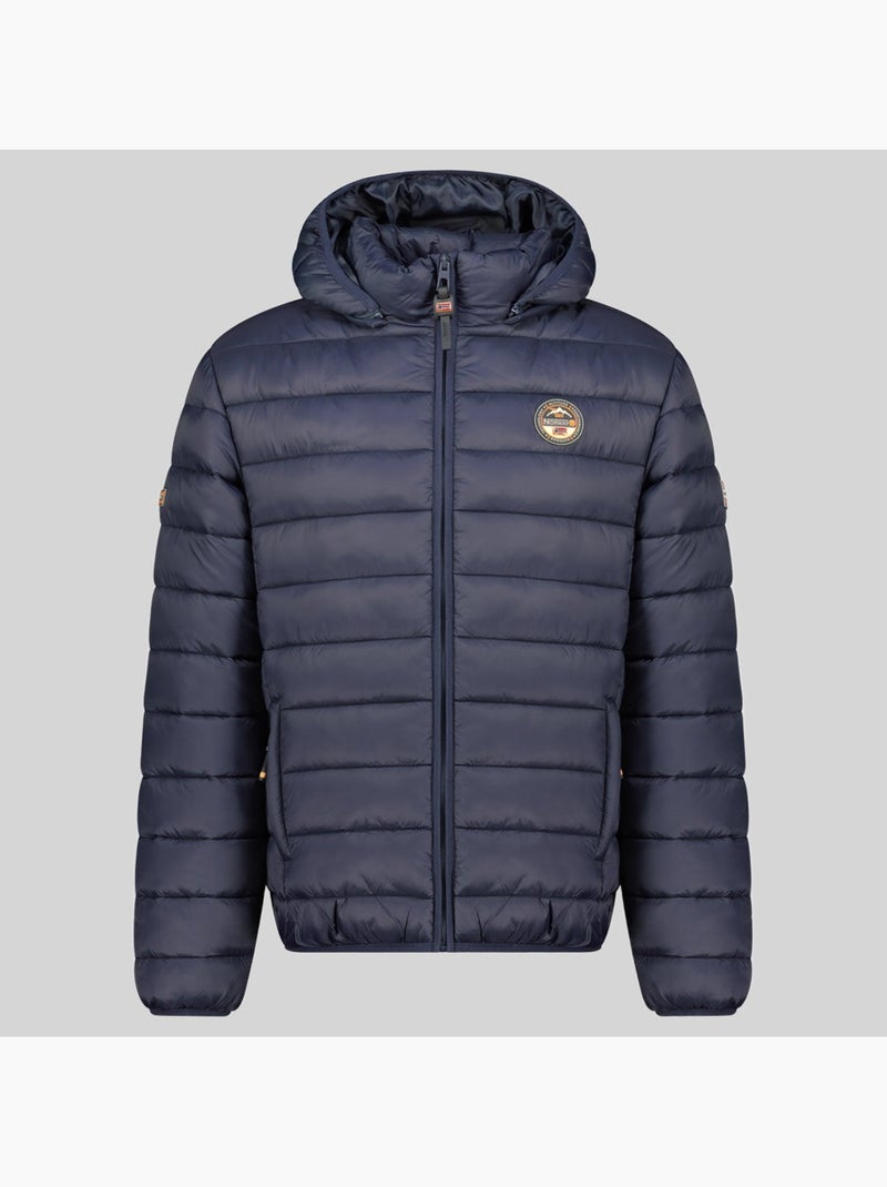 Doudoune à capuche amigoflag hood – geographical norway Bleu marine - Kiabi