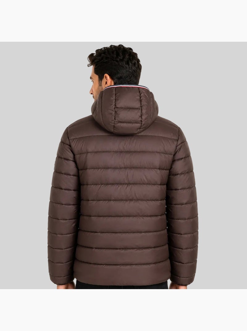 Doudoune à capuche amigotom hood – geographical norway Marron foncé - Kiabi