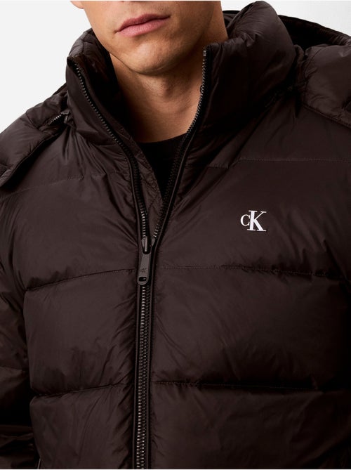 Doudoune à capuche amovible - calvin klein - Kiabi
