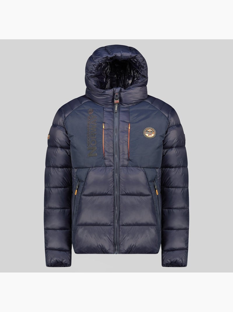 Doudoune à capuche anatolium – geographical norway Bleu marine - Kiabi