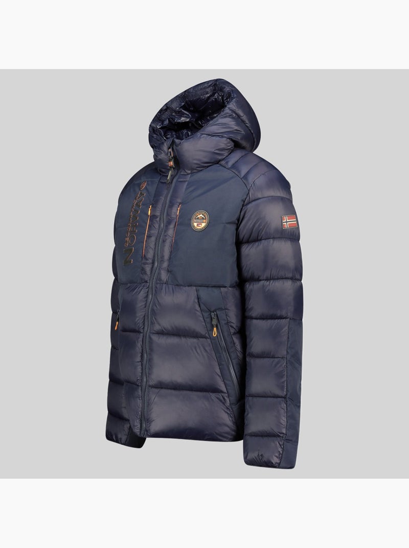 Doudoune à capuche anatolium – geographical norway Bleu marine - Kiabi