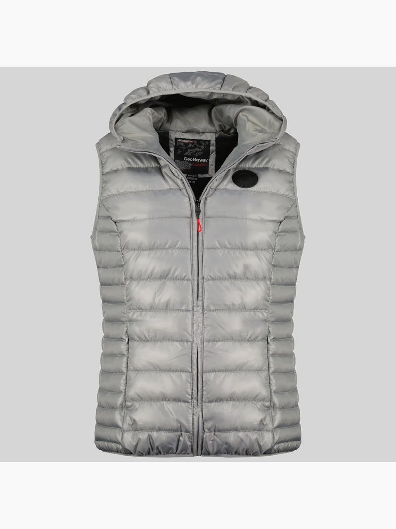 Doudoune à capuche annecy vest hood – geographical norway Gris clair - Kiabi