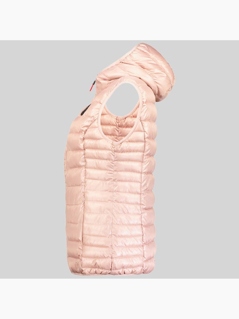 Doudoune à capuche annecy vest hood – geographical norway Rose pâle - Kiabi