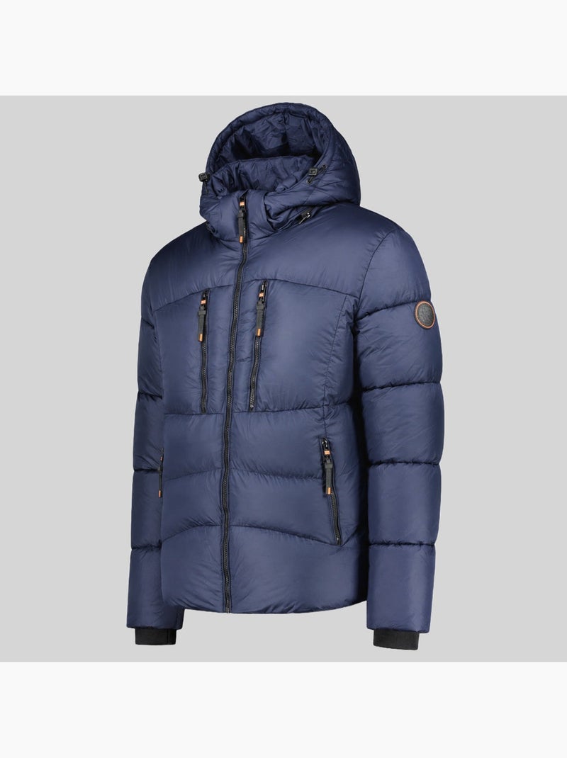 Doudoune à capuche armenie – geographical norway Bleu marine - Kiabi