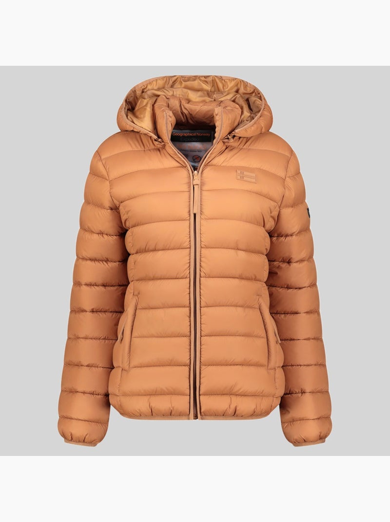 Doudoune à capuche atichoko hood – geographical norway Camel - Kiabi
