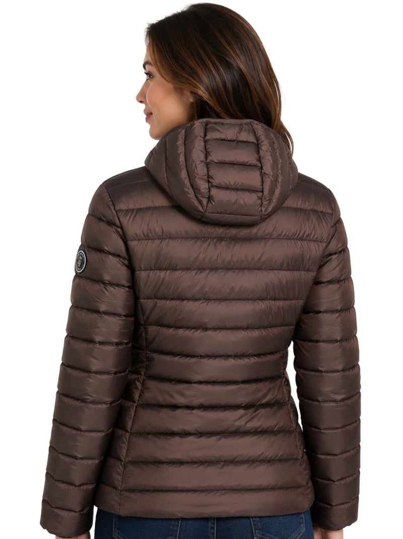 Doudoune à capuche atikashine – geographical norway Marron foncé - Kiabi