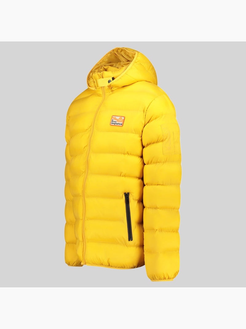 Doudoune à capuche avalanche hood – geographical norway Moutarde - Kiabi