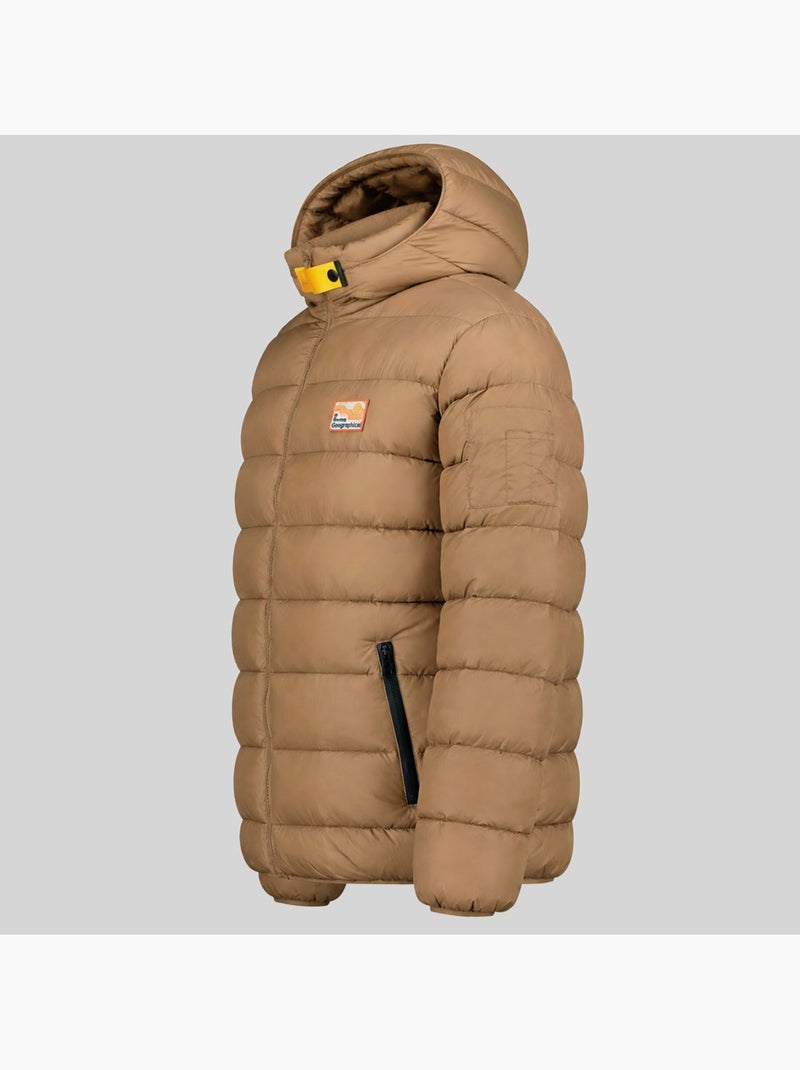 Doudoune à capuche avalanche hood – geographical norway Taupe - Kiabi