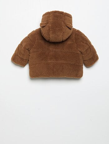 Doudoune à capuche avec oreilles