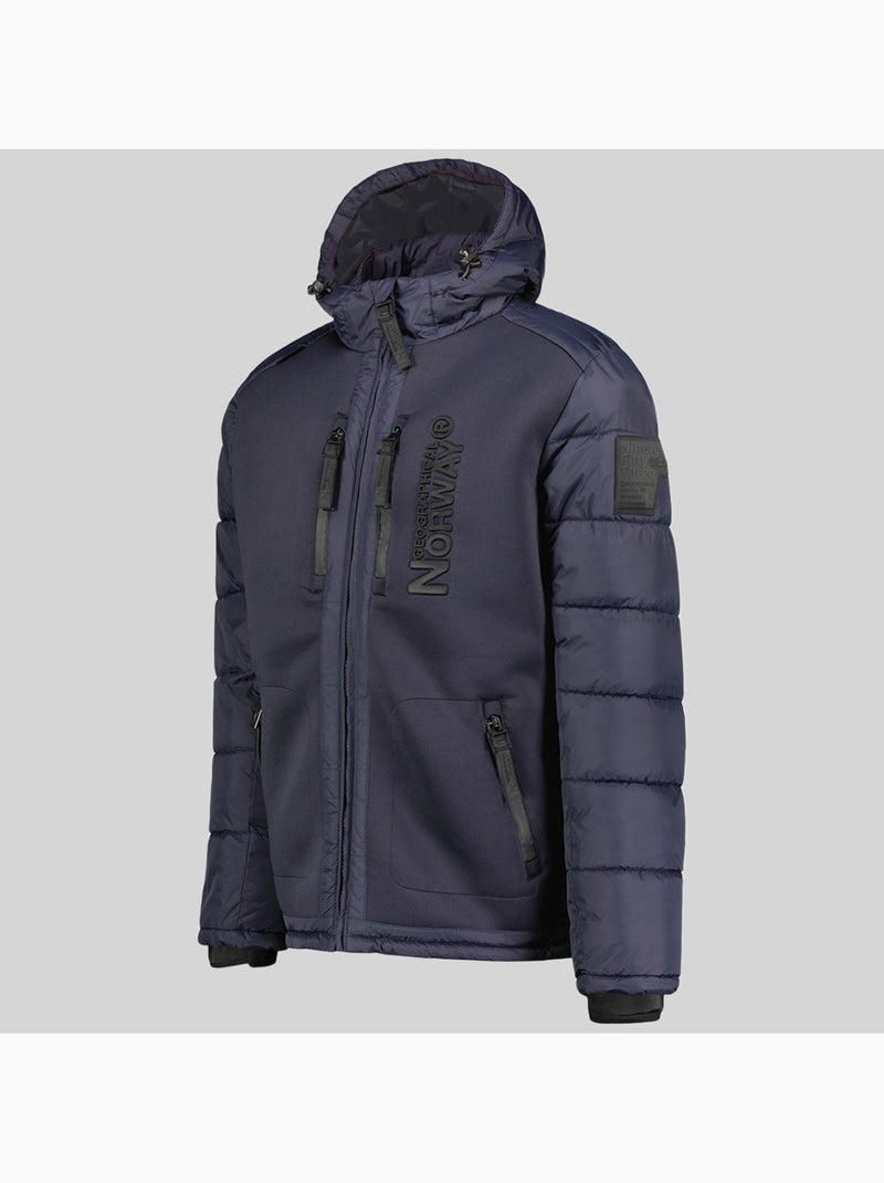 Doudoune à capuche beachwood – geographical norway Bleu marine - Kiabi