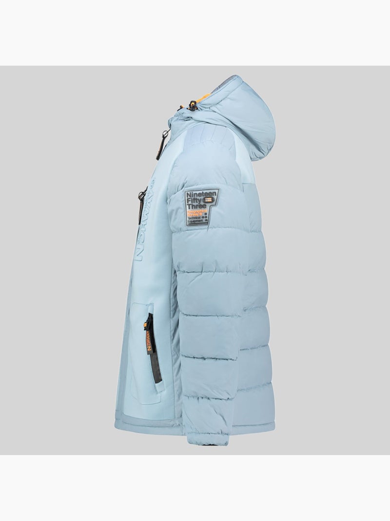 Doudoune à capuche beachwood – geographical norway Bleu polaire - Kiabi