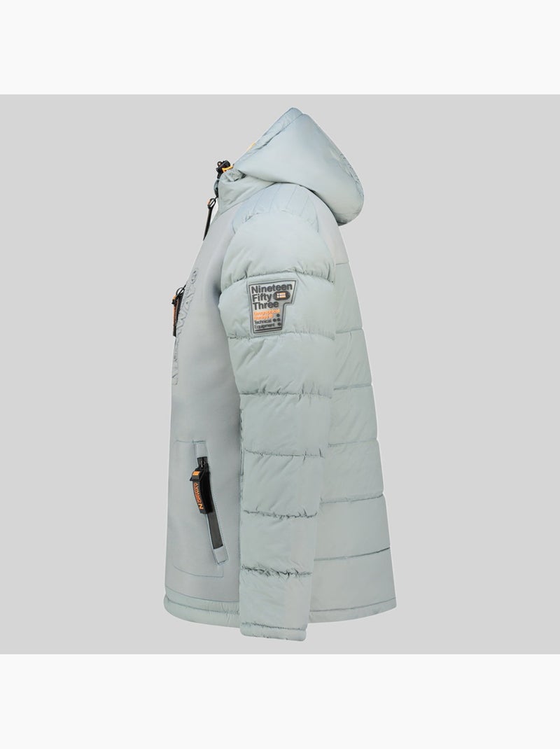 Doudoune à capuche beachwood – geographical norway Gris clair - Kiabi