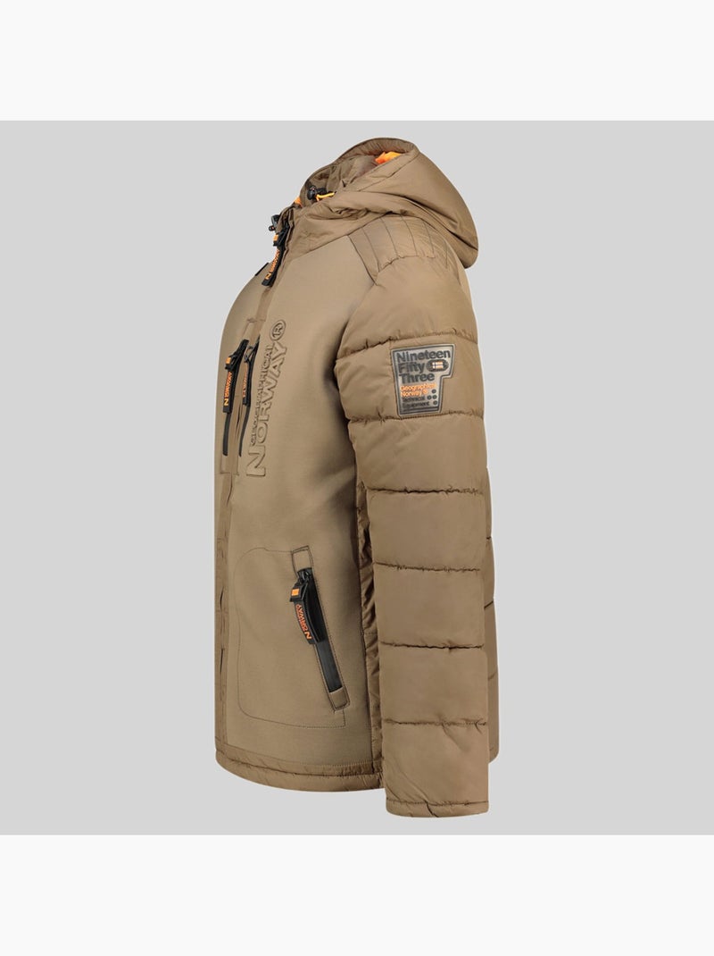 Doudoune à capuche beachwood – geographical norway Taupe - Kiabi