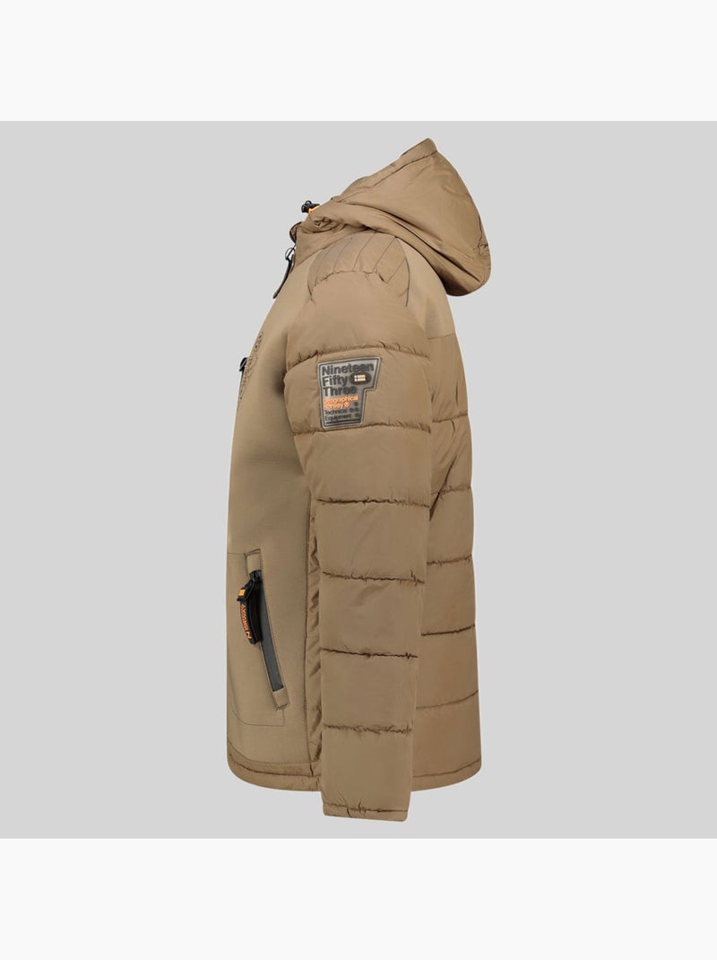 Doudoune à capuche beachwood – geographical norway Taupe - Kiabi