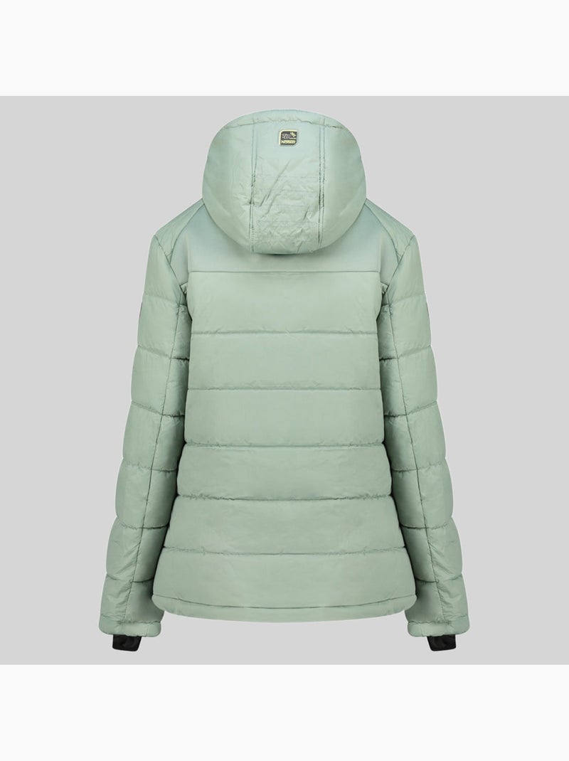 Doudoune à capuche beachwood – geographical norway Vert pastel - Kiabi