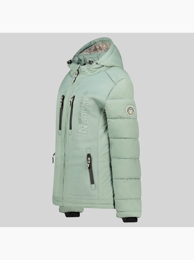 Doudoune à capuche beachwood – geographical norway Vert pastel - Kiabi
