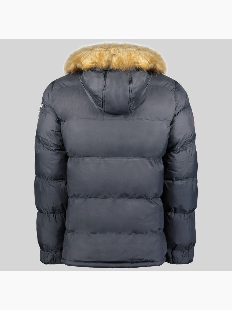 Doudoune à capuche bilboquet – geographical norway Gris foncé - Kiabi