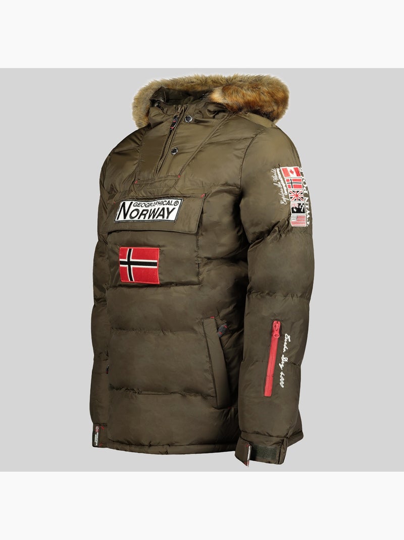 Doudoune à capuche bilboquet – geographical norway Rouge - Kiabi