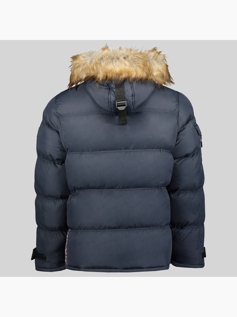 Doudoune à capuche bonap – geographical norway Bleu marine - Kiabi