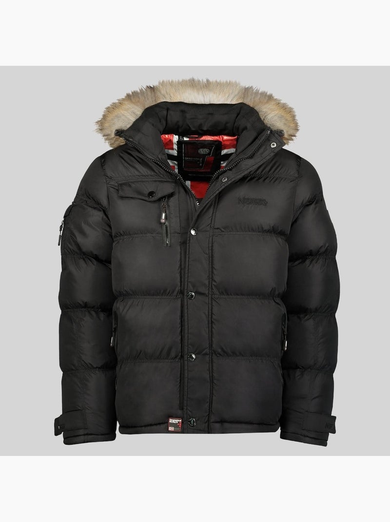 Doudoune à capuche bonap – geographical norway Noir - Kiabi