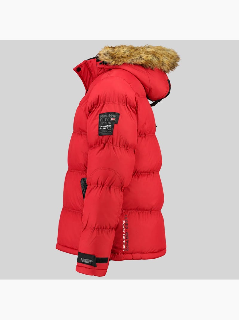 Doudoune à capuche bonap – geographical norway Rouge - Kiabi