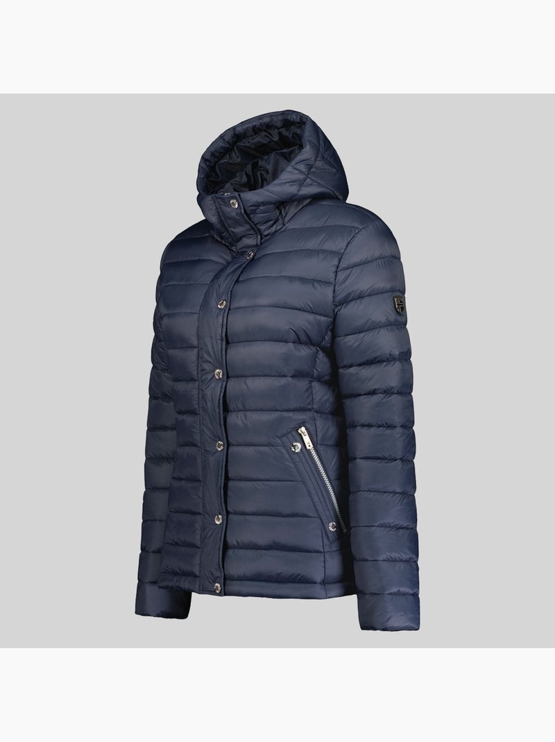 Doudoune à capuche bubulle – geographical norway Bleu marine - Kiabi