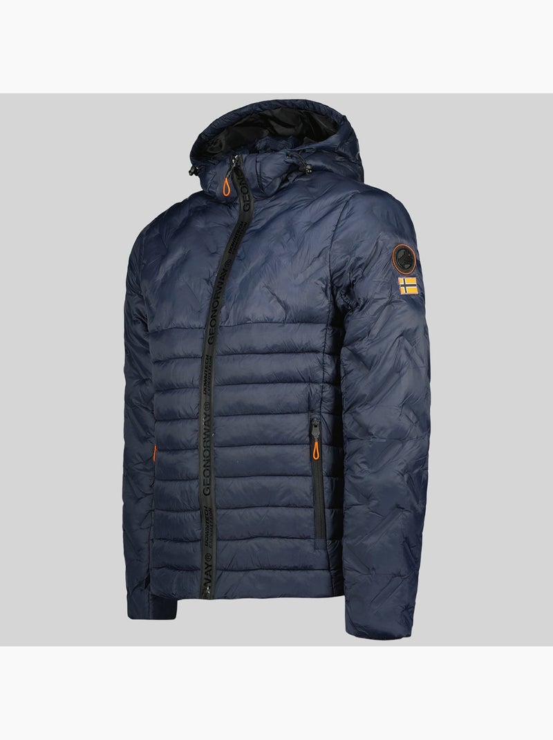 Doudoune à capuche burator – geographical norway Bleu marine - Kiabi