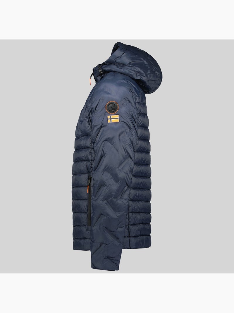 Doudoune à capuche burator – geographical norway Bleu marine - Kiabi