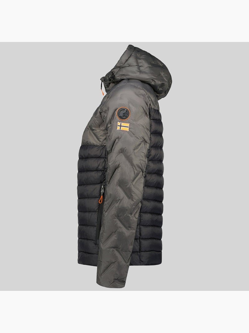 Doudoune à capuche burator – geographical norway Gris foncé - Kiabi
