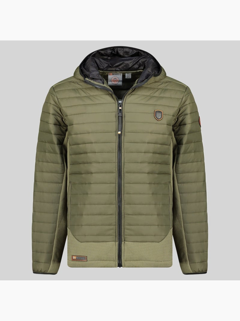 Doudoune à capuche carembar – geographical norway Kaki - Kiabi