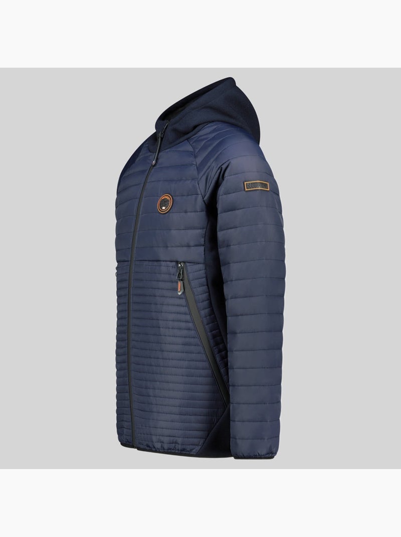 Doudoune à capuche carno – geographical norway Bleu marine - Kiabi