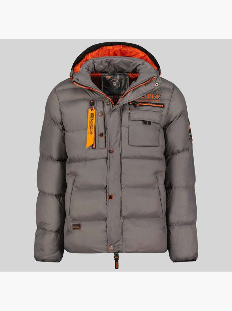Doudoune à capuche citernier – geographical norway Bleu marine - Kiabi