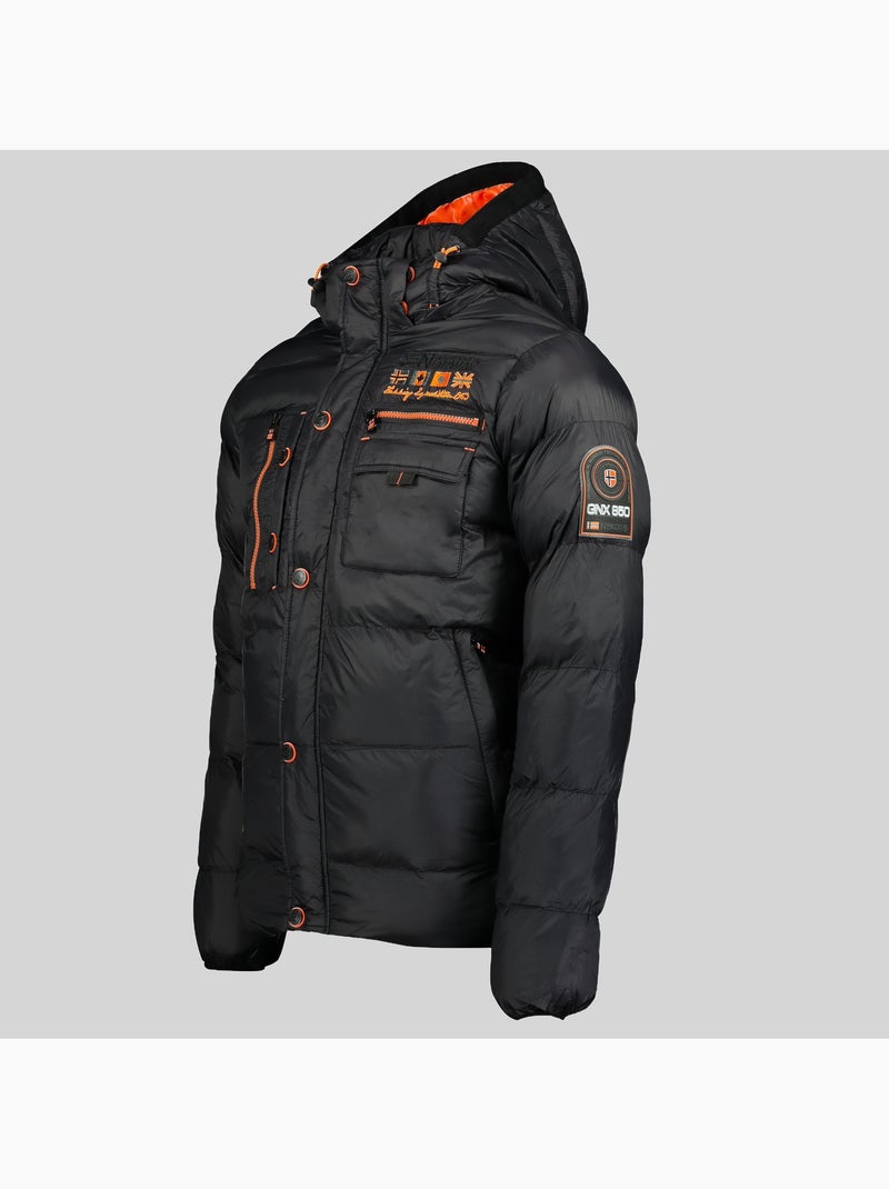 Doudoune à capuche citernier – geographical norway Bleu marine - Kiabi