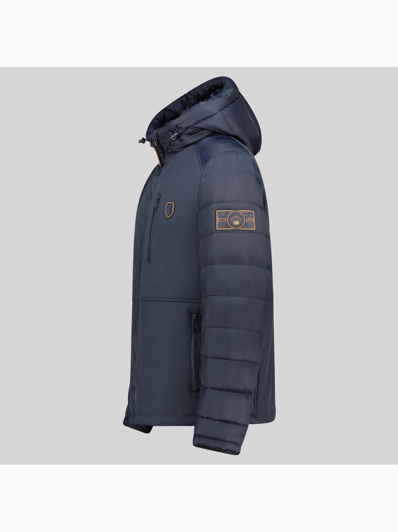 Doudoune à capuche cortez – geographical norway Bleu marine - Kiabi
