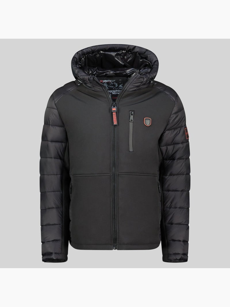 Doudoune à capuche cortez – geographical norway Noir - Kiabi
