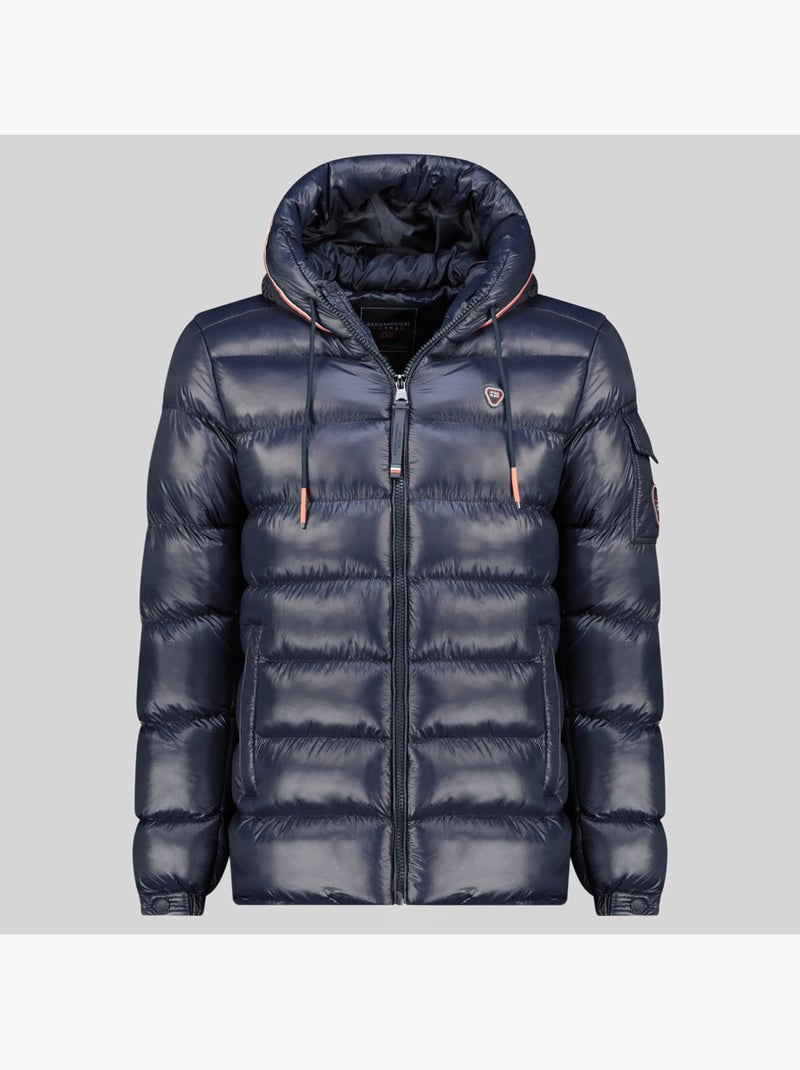 Doudoune à capuche dynamite – geographical norway Bleu marine - Kiabi