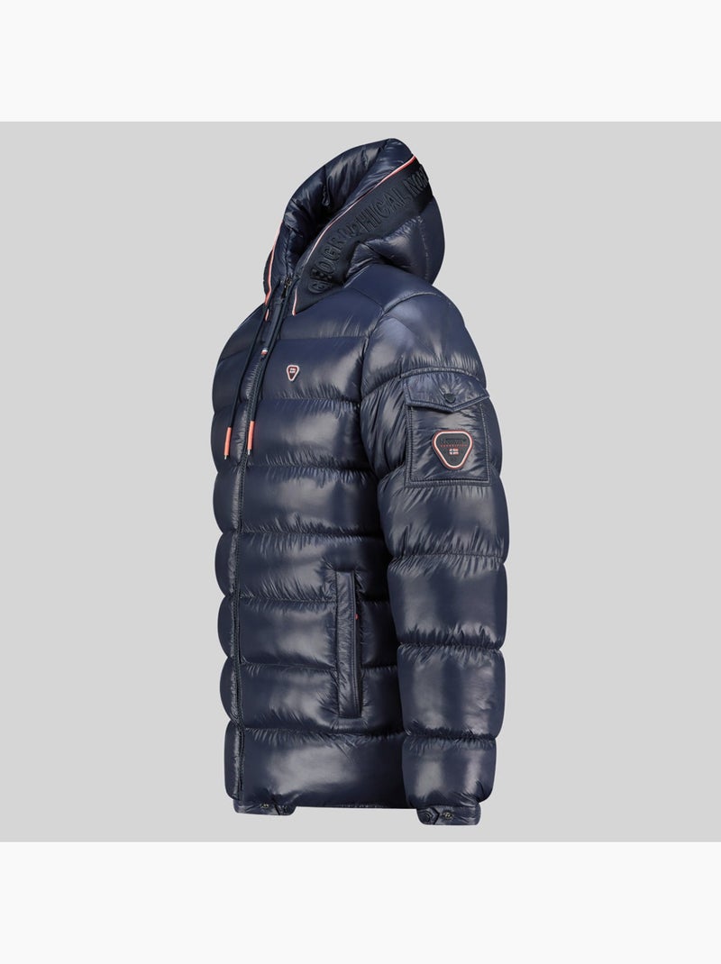 Doudoune à capuche dynamite – geographical norway Bleu marine - Kiabi