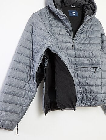 Doudoune à capuche matelassée