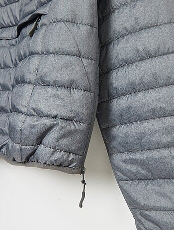 Doudoune à capuche matelassée