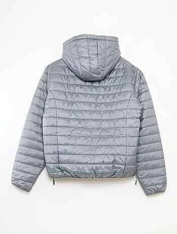 Doudoune à capuche matelassée