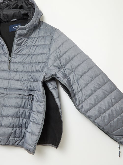 Doudoune à capuche matelassée - Kiabi