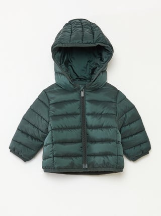 Doudoune à capuche matelassée