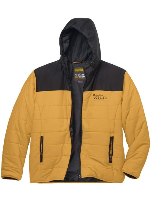 Doudoune avec capuche bicolore  - atlas for men - Kiabi