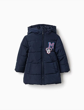 Doudoune avec capuche et imprimés mickey
