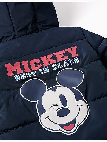 Doudoune avec capuche et imprimés mickey