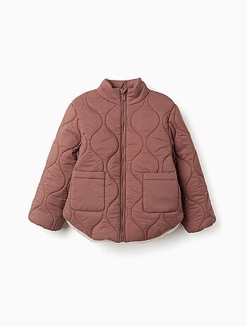 Doudoune avec doublure en peluche douce synthétique