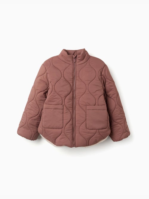 Doudoune avec doublure en peluche douce synthétique - Kiabi