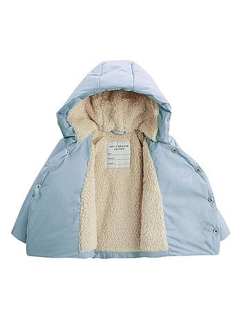 Doudoune bébé imperméable doublée sherpa avec capuche Nino